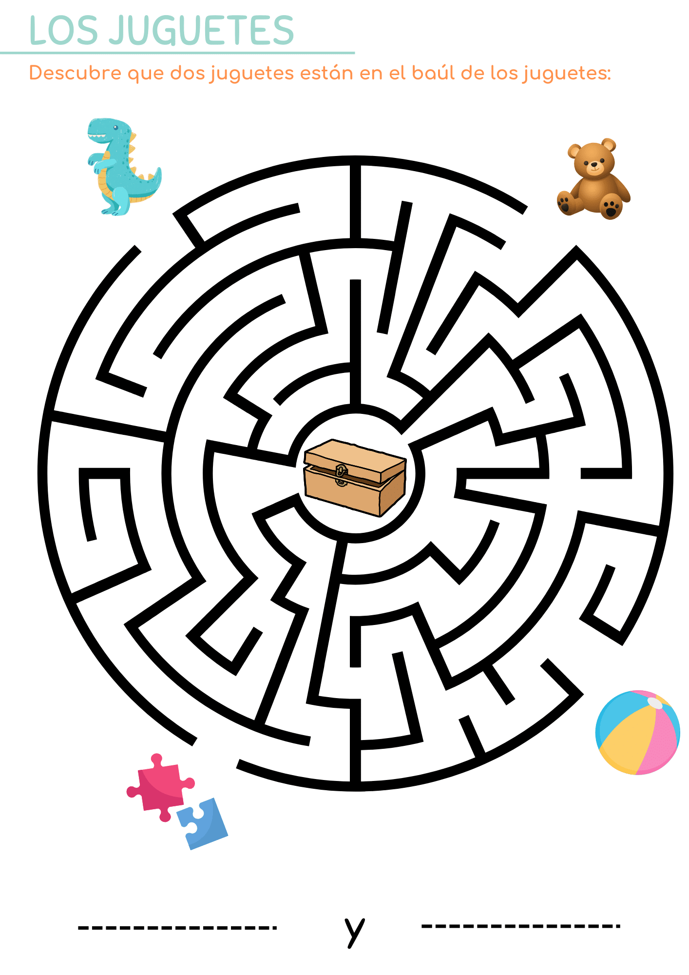 juguetes para la explotación didáctica para trabajar con niños el cortometraje de LOU