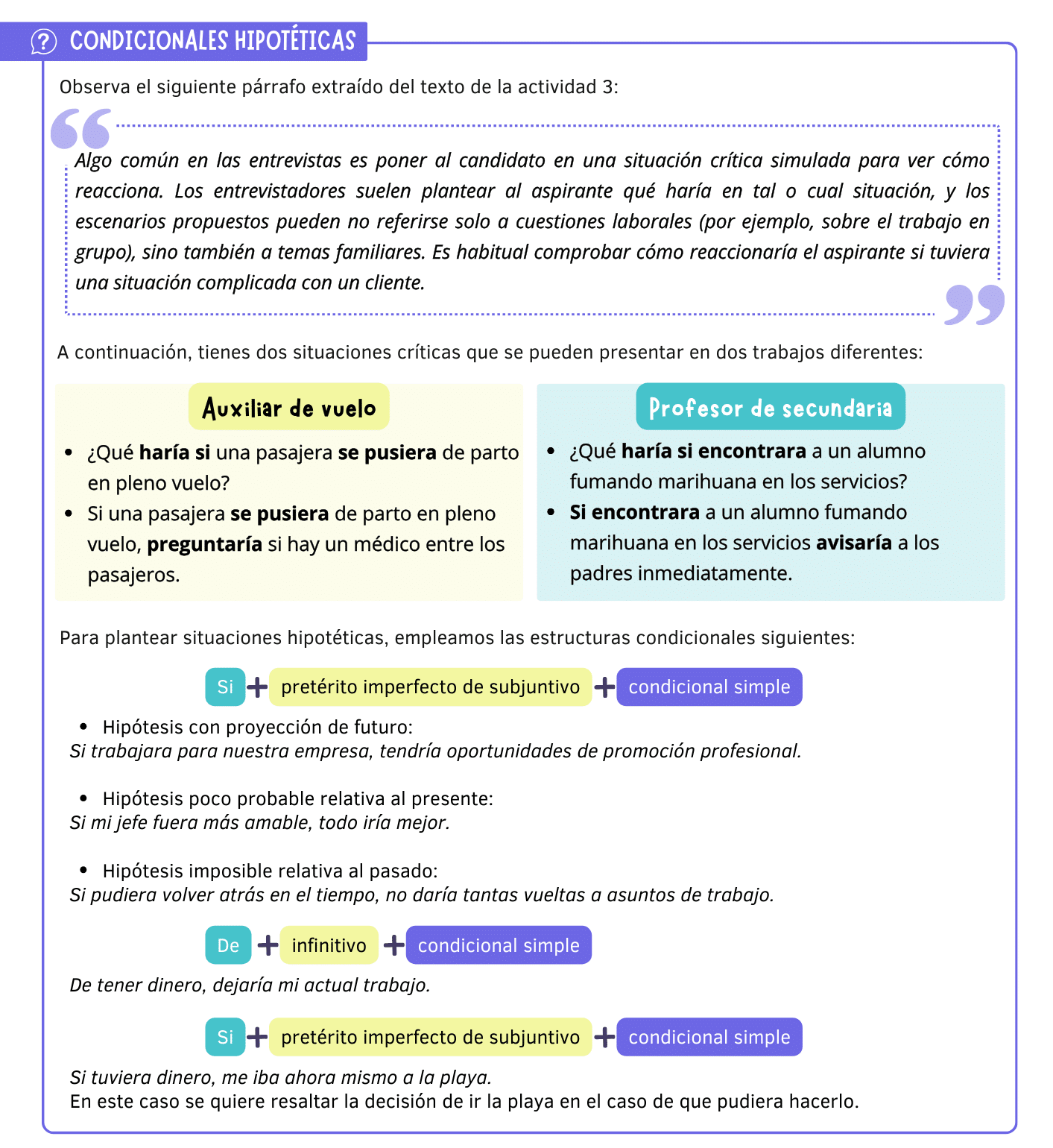 Cuadernillo de vacaciones A1 para estudiantes de español